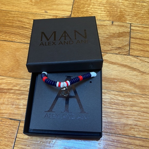 Alex and Ani Anchor Stretch Bracelet - Picture 6 of 8